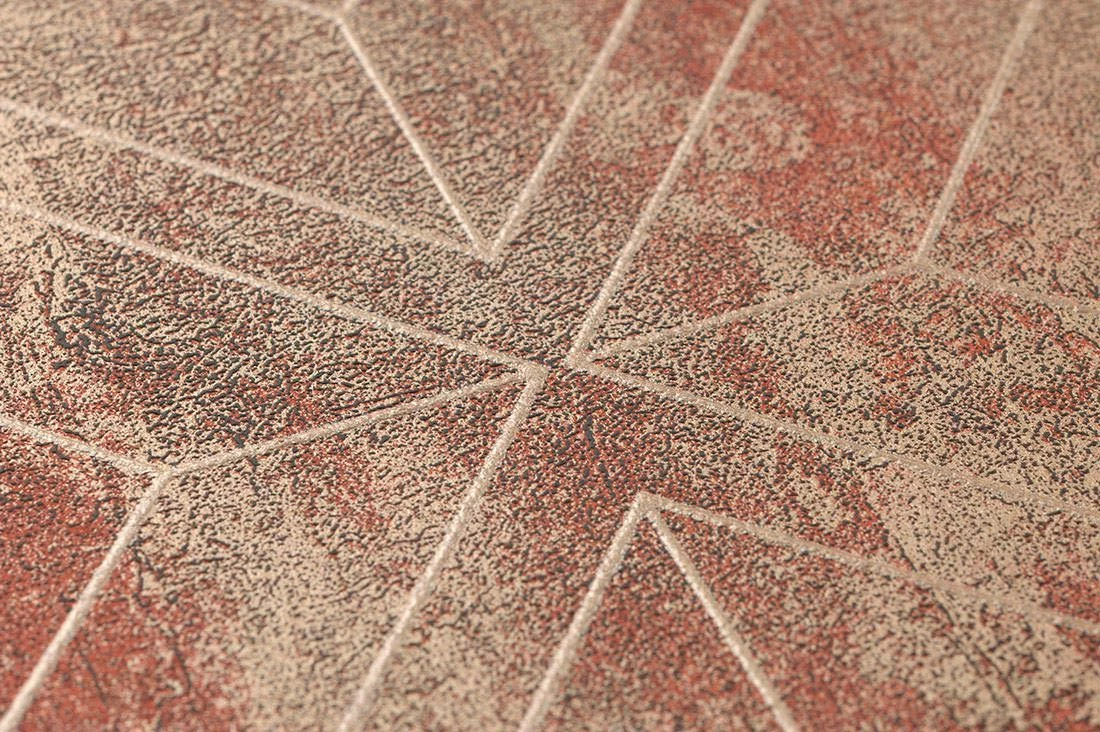 Tapete Malekid Kupferbraun 4 Tapete Malekid Kupferbraun – Bild 2