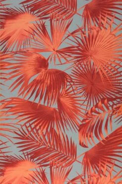 Tapete Konda Pastellorange -Wallpaper From The 70s Geschäft 625522 Konda 2880x1440