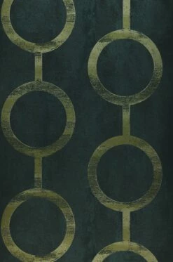 Tapete Florin Schwarzgrün -Wallpaper From The 70s Geschäft 625604 A Florin 2880x1440