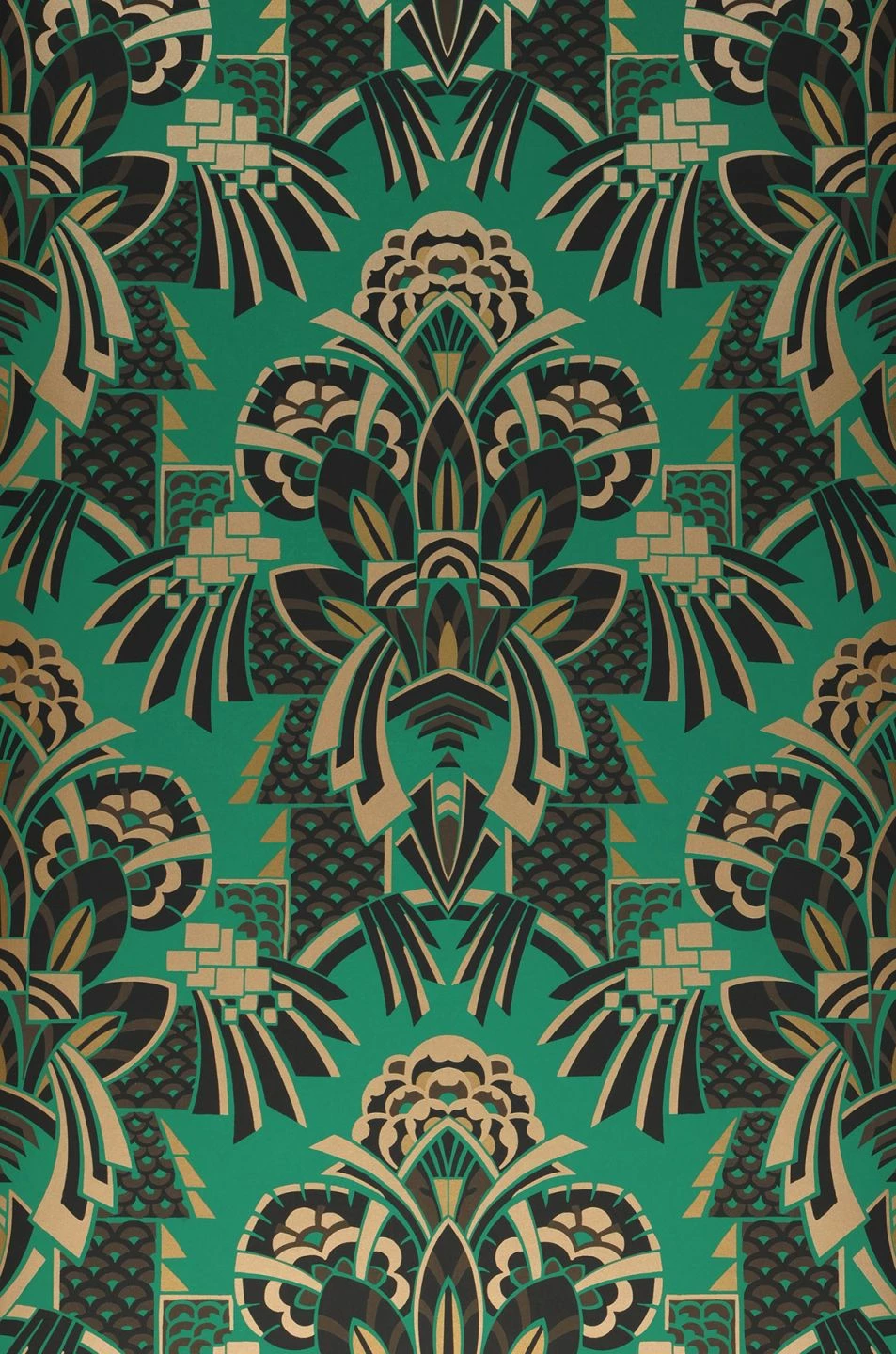 Tapete Demetrius Grün 3 Tapete Demetrius Grün