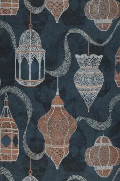 Tapete Yokata Grünblau -Wallpaper From The 70s Geschäft 625821 Yokata 2880x1440