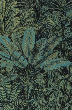 Tapete Tropicalia Türkisblau -Wallpaper From The 70s Geschäft 625841 B Tropicalia 2880x1440