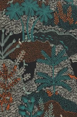 Tapete Tammi Minttürkis -Wallpaper From The 70s Geschäft 625933 A Tammi 2880x1440