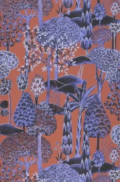 Tapete Akari Kupferbraun -Wallpaper From The 70s Geschäft 626142 A Akari 2880x1440