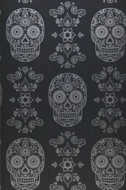 Tapete Dia De Los Muertos Schwarzgrau -Wallpaper From The 70s Geschäft 685104 A Dia de los Muertos 2880x1440