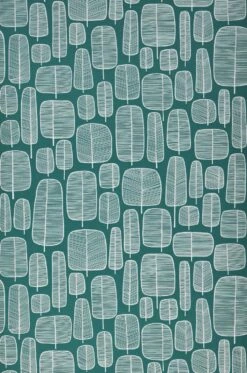 Tapete Little Trees Opalgrün -Wallpaper From The 70s Geschäft 690105 A Little Trees 2880x1440