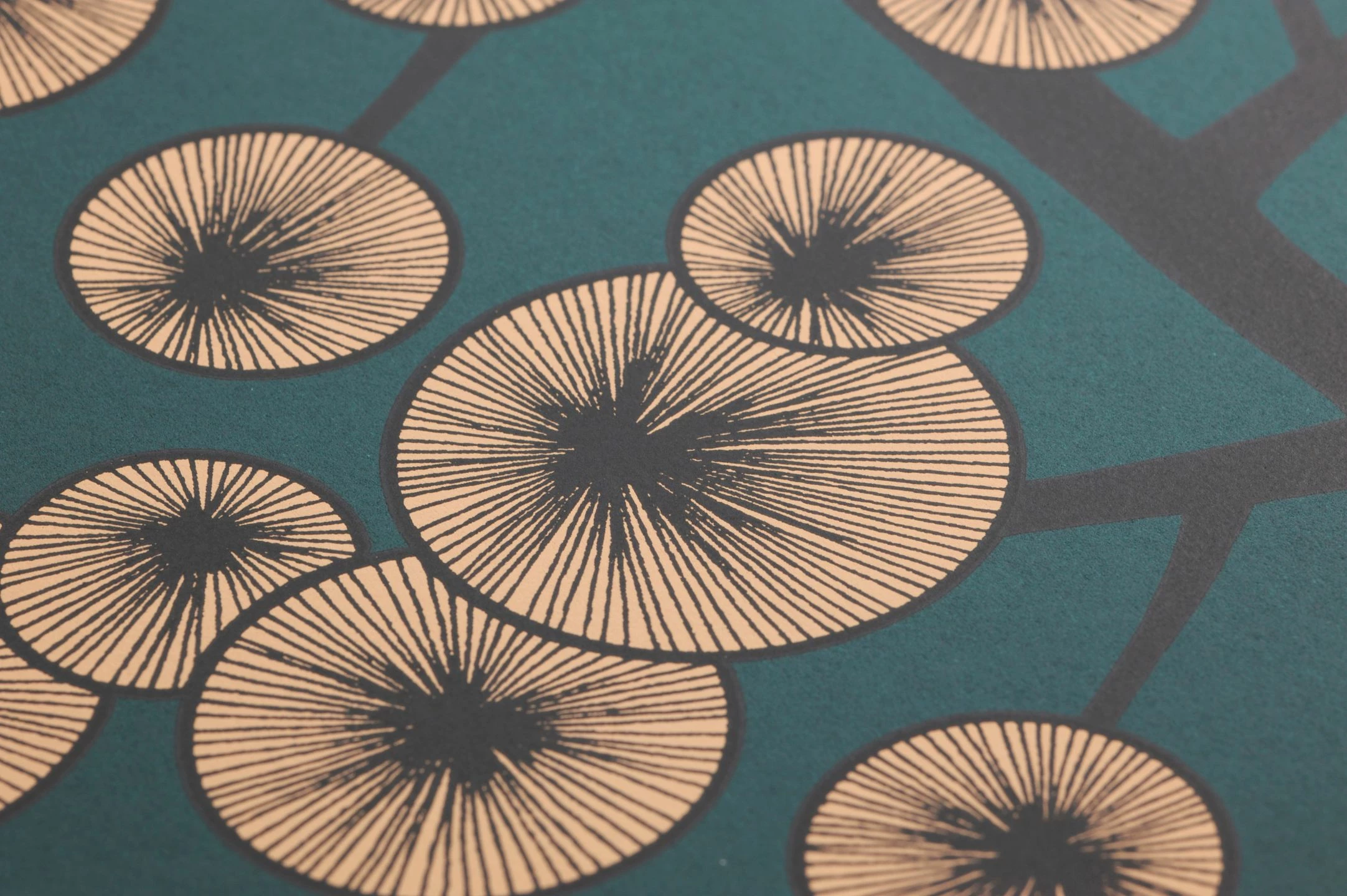 Tapete Cotton Tree Blaugrün 5 Tapete Cotton Tree Blaugrün – Bild 3