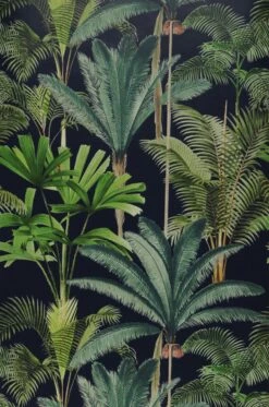 Wandbild Palmeras Grüntöne -Wallpaper From The 70s Geschäft 725041 Palmeras 2880x1440