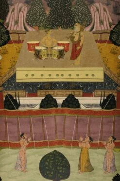 Wandbild Peace And Music Grüntöne -Wallpaper From The 70s Geschäft 725281 Peace and Music 2880x1440