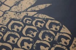 Tapete Ananas Saphirblau -Wallpaper From The 70s Geschäft 745221 B Ananas 2880x1440