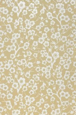 Tapete Laila Grünbeige -Wallpaper From The 70s Geschäft 783013 A Laila 2880x1440