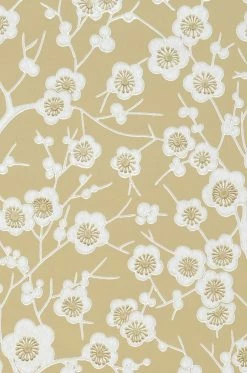 Tapete Laila Grünbeige -Wallpaper From The 70s Geschäft 783013 B Laila 2880x1440