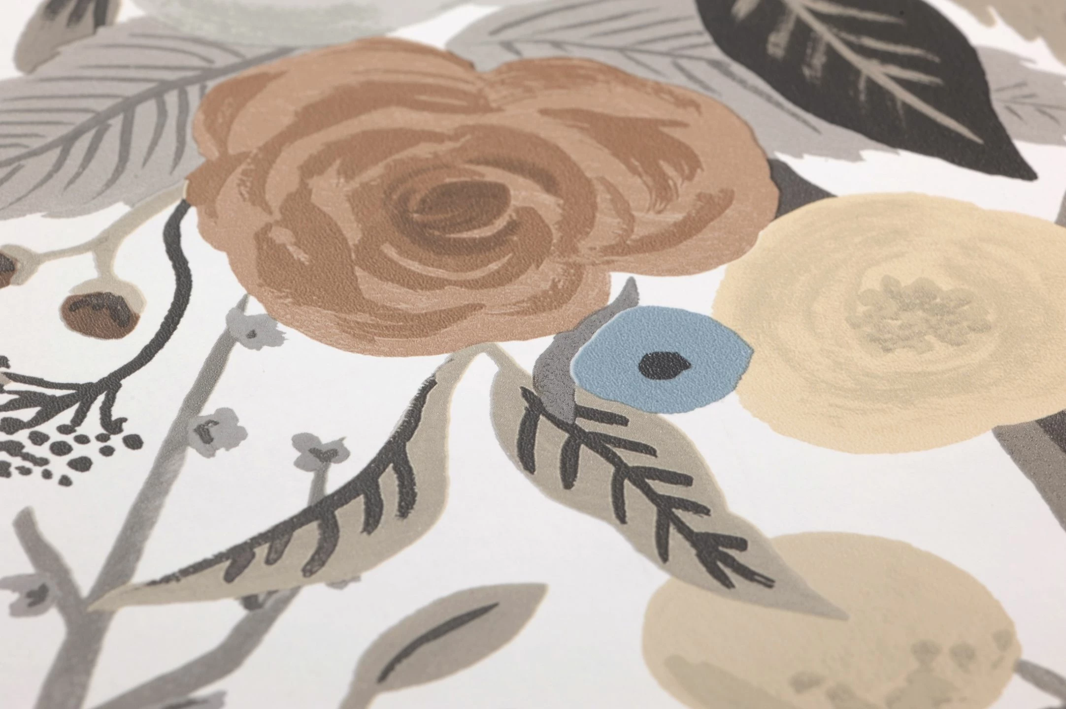 Tapete Garden Party Braun 5 Tapete Garden Party Braun – Bild 3