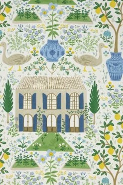 Tapete Camont Pastellblau -Wallpaper From The 70s Geschäft 790131 Camont 2880x1440