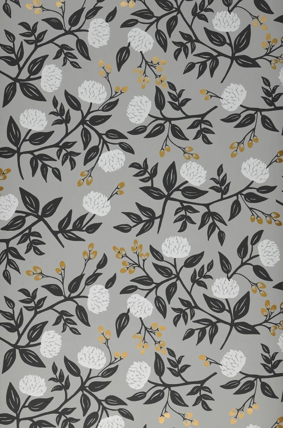 Tapete Peonies Hellgrau 4 Tapete Peonies Hellgrau – Bild 2