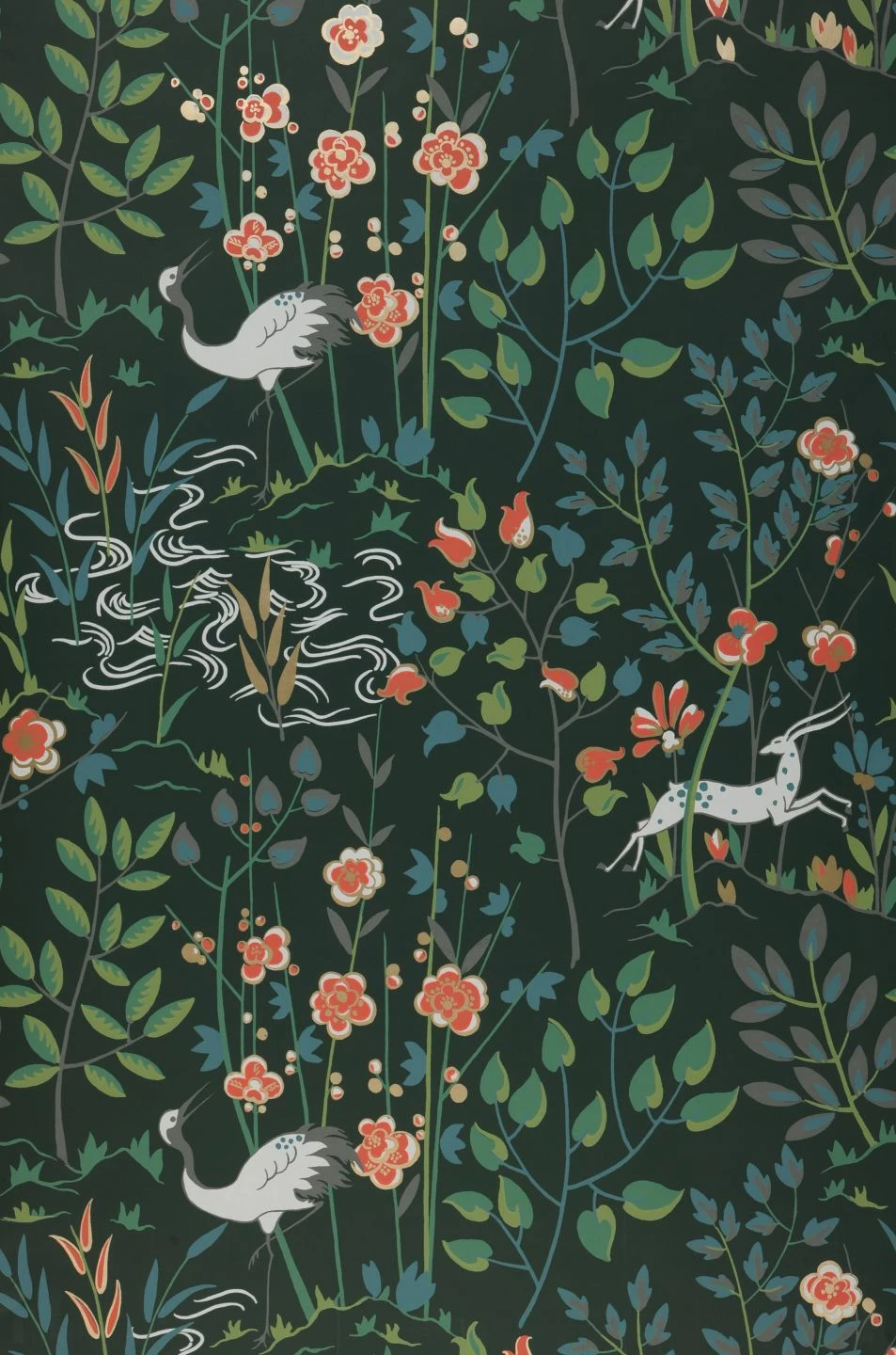 Tapete Carumba Schwarzgrün 4 Tapete Carumba Schwarzgrün – Bild 2