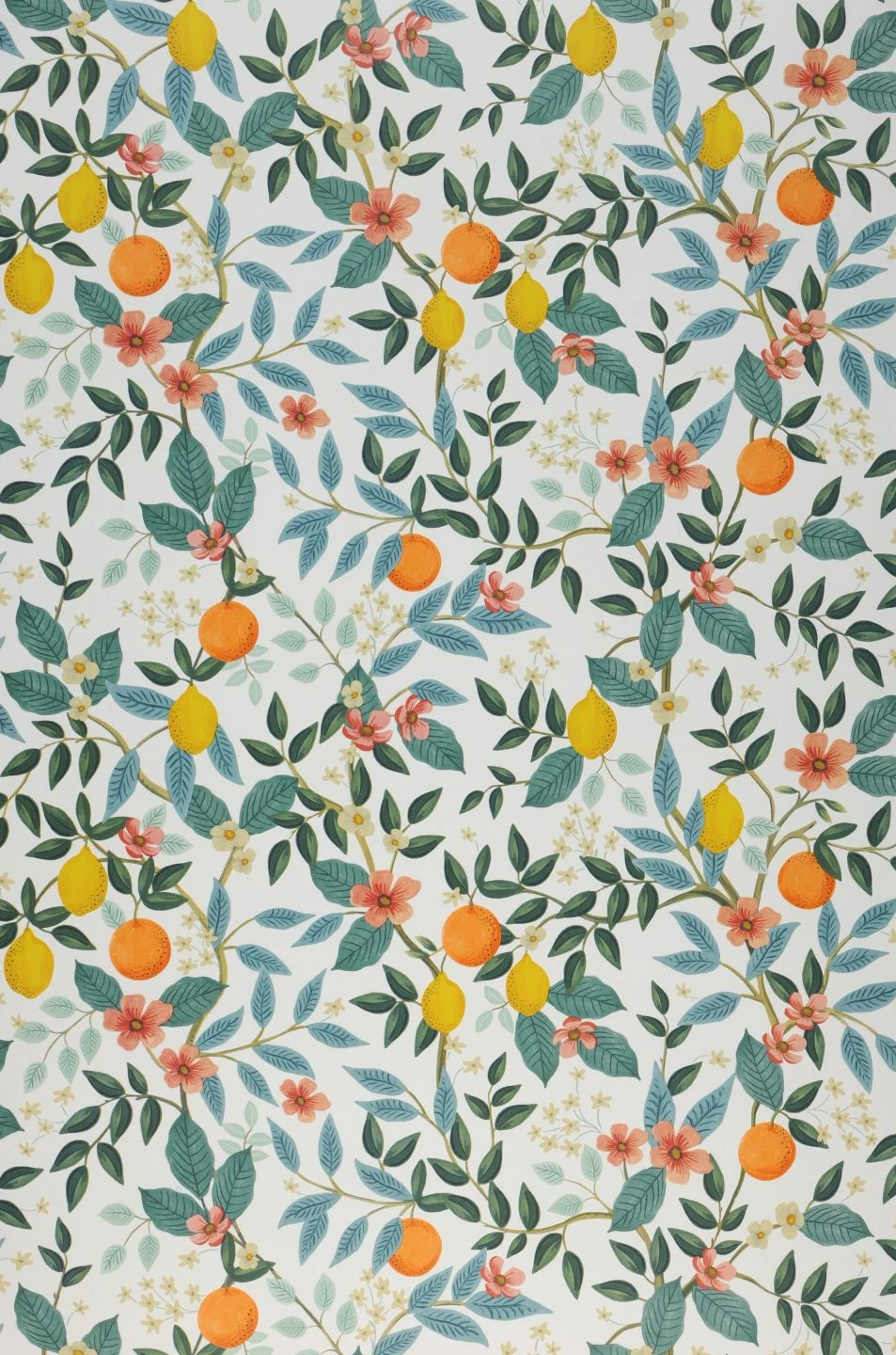 Selbstklebende Tapete Citrus Grove Weiss 3 Selbstklebende Tapete Citrus Grove Weiss