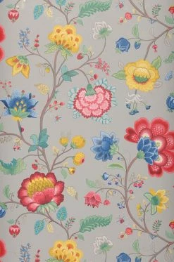 Tapete Belisama Platingrau -Wallpaper From The 70s Geschäft 820801 Belisama 2880x1440