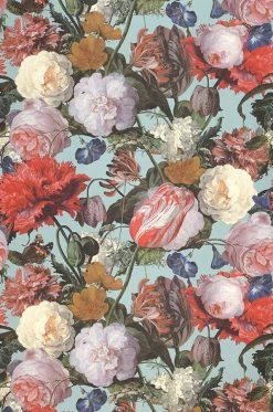 Tapete Doriana Pastelltürkis -Wallpaper From The 70s Geschäft 821273 A Doriana 2880x1440