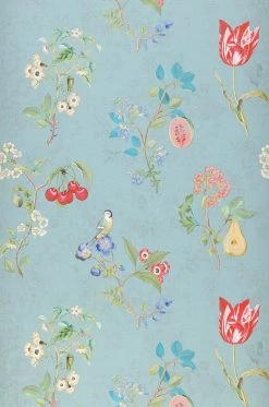 Tapete Mallorie Pastelltürkis -Wallpaper From The 70s Geschäft 821401 Mallorie 2880x1440