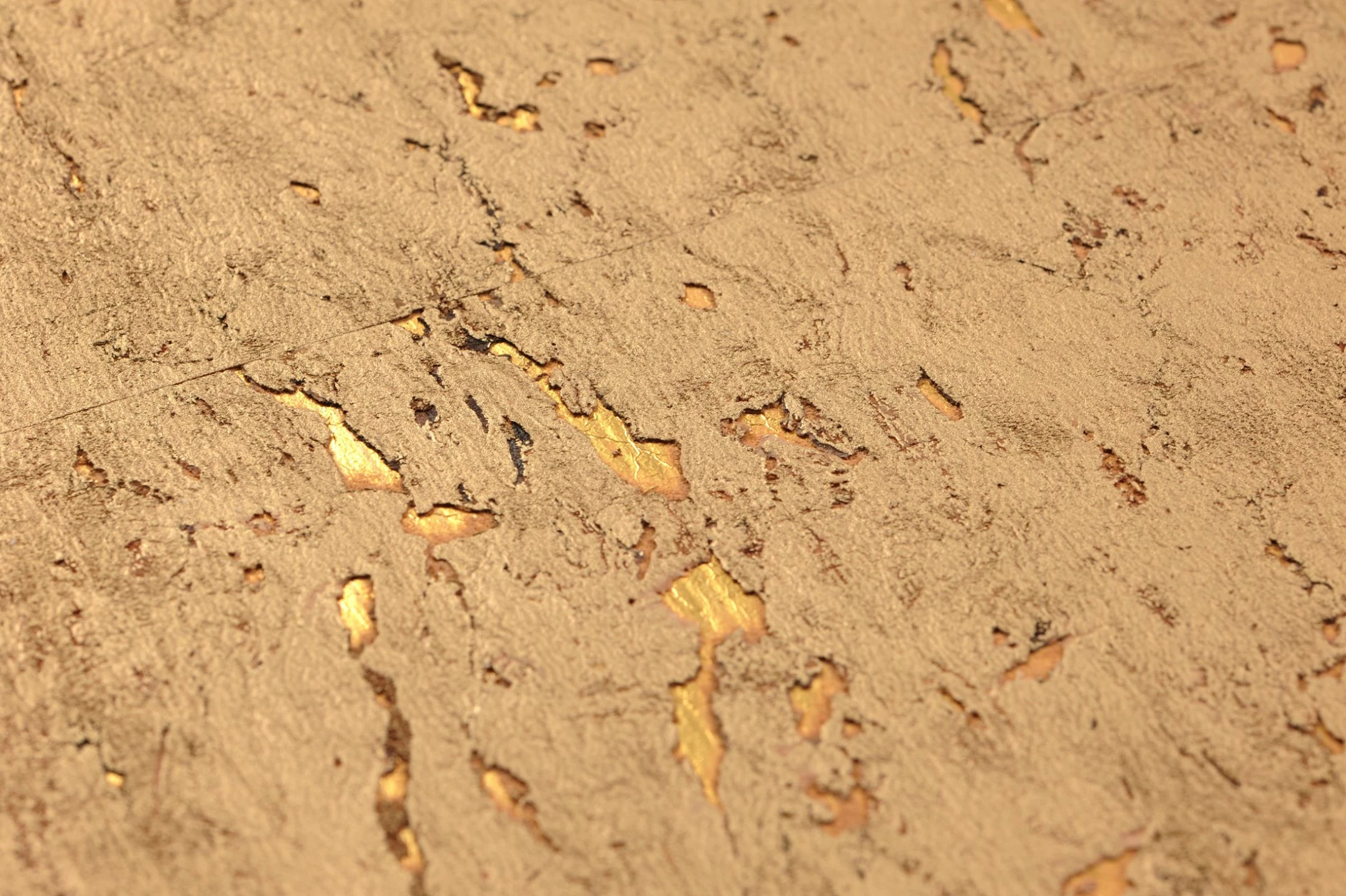 Tapete Cork On Roll 01 Mattgold 5 Tapete Cork On Roll 01 Mattgold – Bild 3