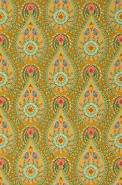 Tapete Imaginarium Currygelb -Wallpaper From The 70s Geschäft 821963 Imaginarium 2880x1440