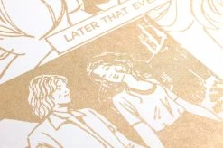 Tapete Comic Love Perlgold -Wallpaper From The 70s Geschäft 835221 B Comic Love 2880x1440