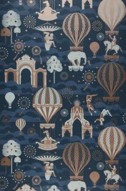 Tapete Rosi Dunkelblau -Wallpaper From The 70s Geschäft 835232 A Rosi 2880x1440