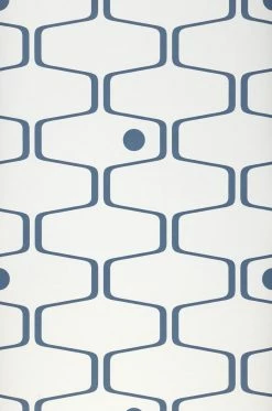 Tapete Nirvanus Dunkelblau -Wallpaper From The 70s Geschäft 835244 Nirvanus 2880x1440