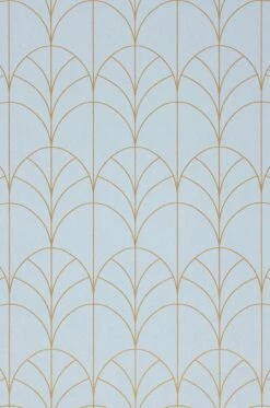 Tapete Ninon Zartblau -Wallpaper From The 70s Geschäft 864273 A Ninon 2880x1440