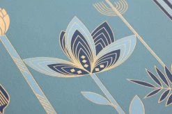 Tapete Cordia Minttürkis -Wallpaper From The 70s Geschäft 864362 B Cordia 2880x1440