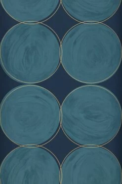 Tapete Rowan Türkisblau -Wallpaper From The 70s Geschäft 864572 A Rowan 2880x1440