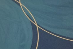 Tapete Rowan Türkisblau -Wallpaper From The 70s Geschäft 864572 B Rowan 2880x1440