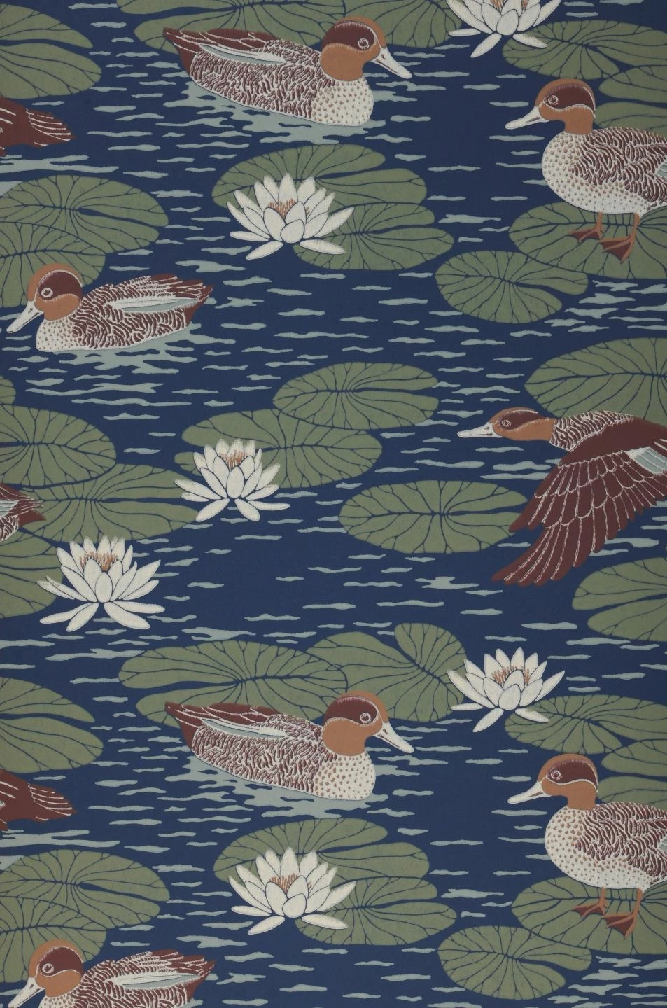 Tapete Duck Lake Graublau 4 Tapete Duck Lake Graublau – Bild 2