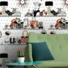 Tapete Accessories Rotorange -Wallpaper From The 70s Geschäft Accessories B 355211 2880x1440