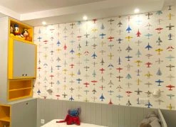 Tapete Airplanes 01 Weiss -Wallpaper From The 70s Geschäft Airplanes K 310201TXfQWg4mKzECi 2880x1440