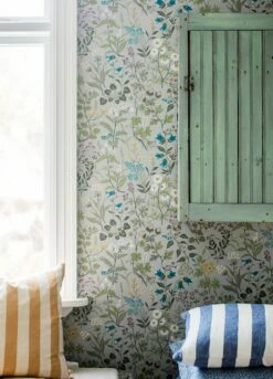 Tapete Aislinn Hellgrau -Wallpaper From The 70s Geschäft Aislinn G 106443 2880x1440