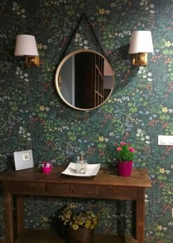 Tapete Aislinn Blaugrün -Wallpaper From The 70s Geschäft Aislinn S 106441 2880x1440