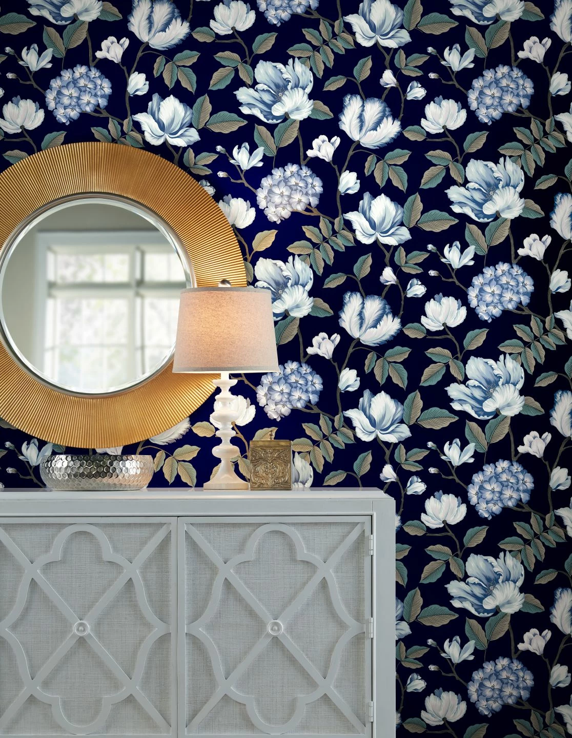 Tapete Alba Dunkelblau 7 Tapete Alba Dunkelblau – Bild 5