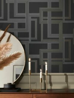 Tapete Alcamo Anthrazit