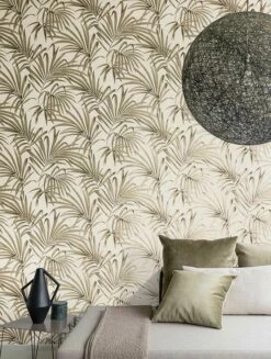 Tapete Almudena Graubraun -Wallpaper From The 70s Geschäft Almudena B 625361 2880x1440