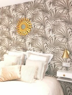 Tapete Almudena Graubraun -Wallpaper From The 70s Geschäft Almudena K 625361 2880x1440