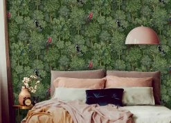 Tapete Amadori Grüntöne -Wallpaper From The 70s Geschäft Amadori B 104481 2880x1440