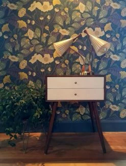 Tapete Ancasi Blau -Wallpaper From The 70s Geschäft Ancasi B 450513 2880x1440