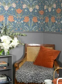 Tapete Anita Taubenblau -Wallpaper From The 70s Geschäft Anita C 485012 2880x1440