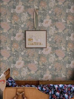 Tapete Annika Grau -Wallpaper From The 70s Geschäft Annika B 485383 2880x1440