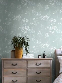 Tapete Antara Hellgraublau -Wallpaper From The 70s Geschäft Antara B 431991 2880x1440