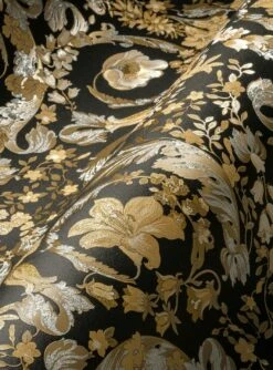 Versace Tapete Aphrodite Schwarz -Wallpaper From The 70s Geschäft Aphrodite 411001 2880x1440