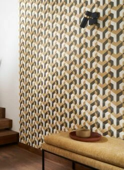 Tapete Arcus Braunbeige -Wallpaper From The 70s Geschäft Arcus C 864531 2880x1440