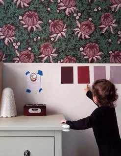 Tapete Ardassa Dunkelviolett -Wallpaper From The 70s Geschäft Ardassa K 485144 2880x1440